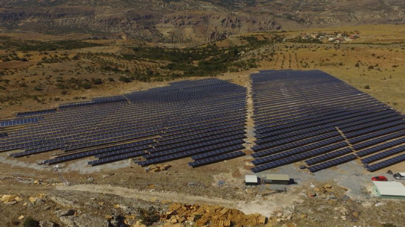 Malatya GES2 Tracker güneş enerjisi santrali