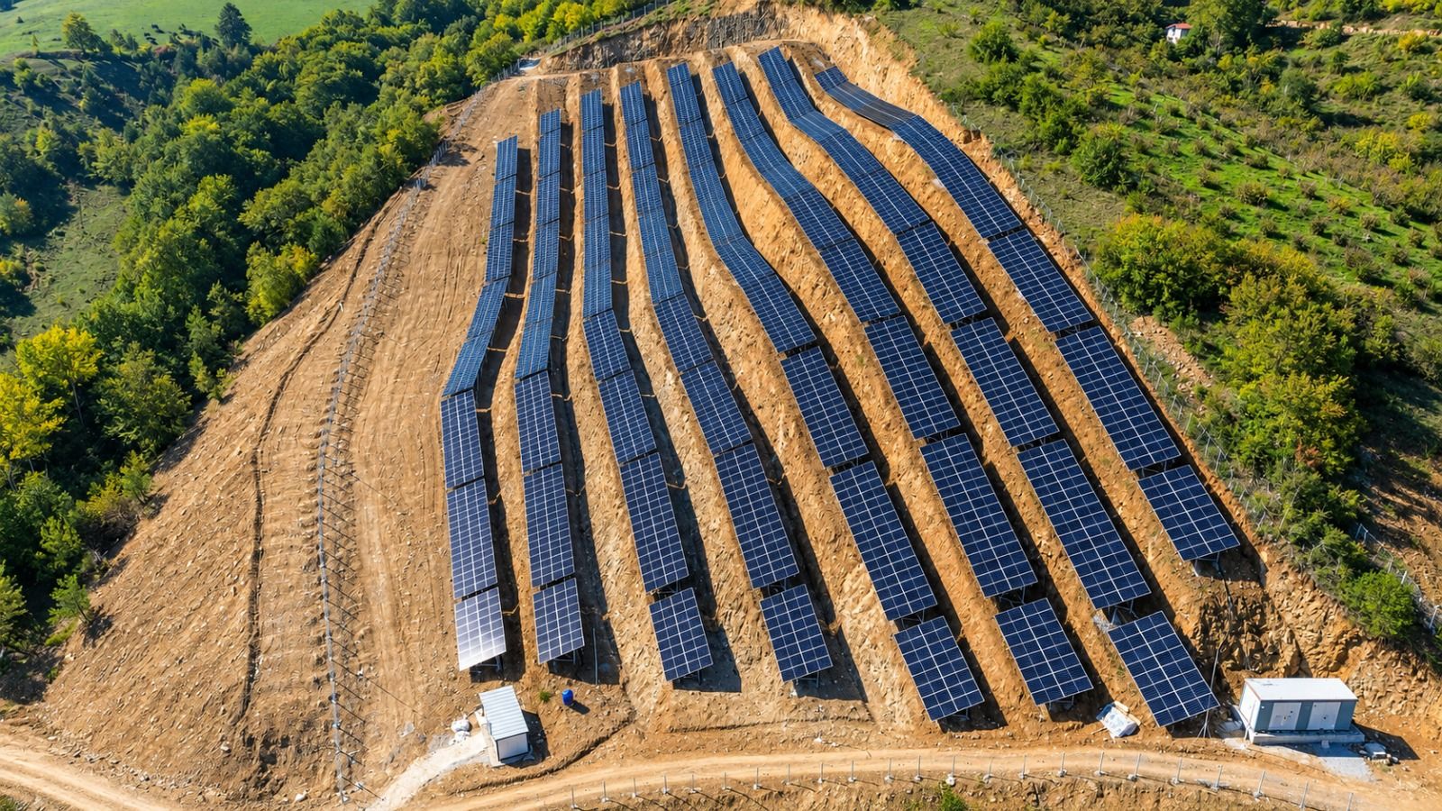 Samsun Bafra GES güneş enerjisi santrali