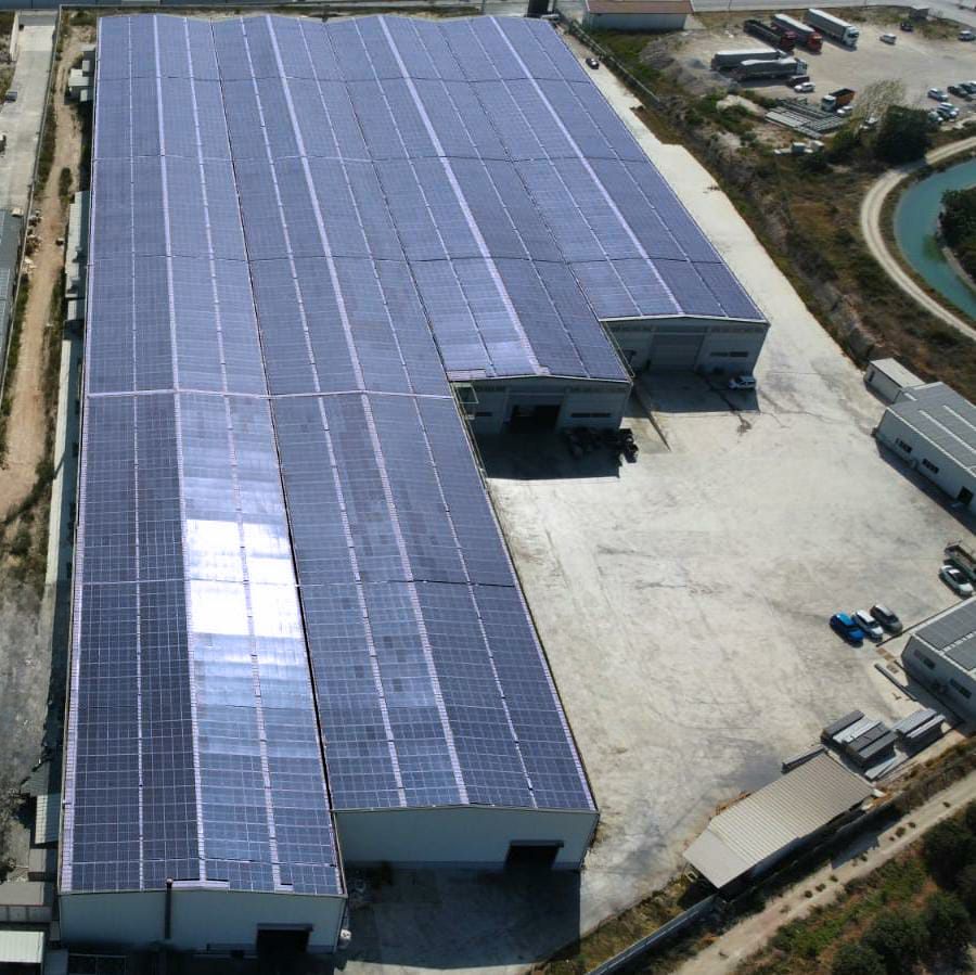 Akyüzler GES güneş enerjisi santrali
